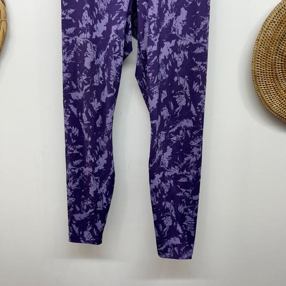 Nike Purple High Waist High Rise Leggings Activewear Workout Athleisure Small - Picture 4 of 6